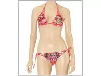 ed hardy femmes maillots de bain hardy8002-rouge-ed